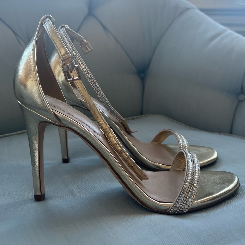 Aldo Diamond Rhinestone Heels - Picture 3 of 7